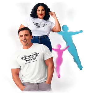 Graphic White T-shirt Mockup Png 06132024 PNG Image