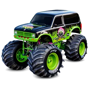 Grave Digger Monster Jam Png 06292024 PNG Image