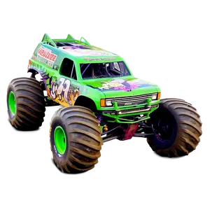 Grave Digger Monster Truck Mud Race Png 67 PNG Image