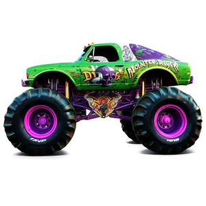 Grave Digger Monster Truck Spectacle Png 06292024 PNG Image