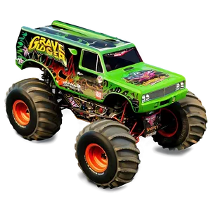 Grave Digger Monster Truck Spectacular Png 34 PNG Image