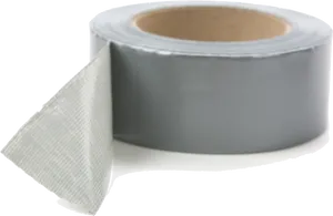 Gray Duct Tape Roll PNG Image