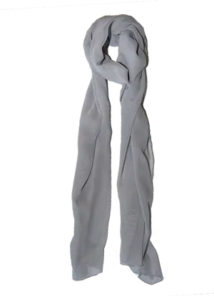 Gray Hijab Floating PNG Image