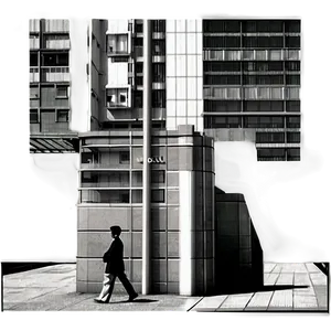 Grayscale Street Photography Png Agv PNG Image