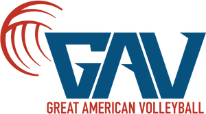 Great American Volleyball Logo PNG Image