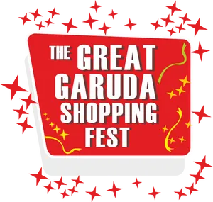 Great Garuda Shopping Fest Graphic PNG Image