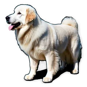 Great Pyrenees Mountain Dog Png 15 PNG Image