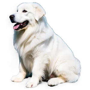 Great Pyrenees On Guard Png 23 PNG Image