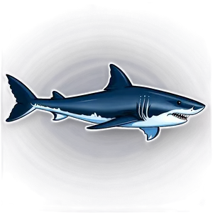 Great White Shark Cartoon Png Ufi90 PNG Image