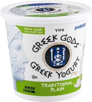 Greek Gods Traditional Plain Greek Yogurt PNG Image