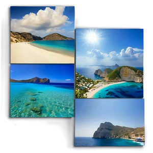 Greek Island Landscape Png Cob PNG Image