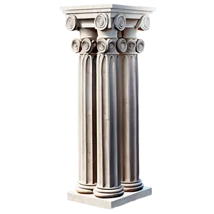 Greek Pillar Sculpture Png Prw91 PNG Image