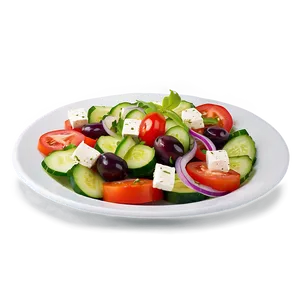 Greek Salad Plate PNG 05232024 PNG