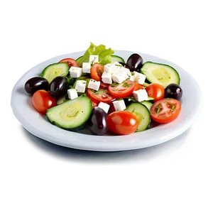 Greek Salad Plate PNG 05232024 PNG