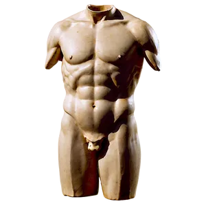 Greek Statue Torso Png Dip PNG Image