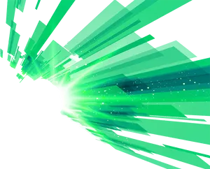 Green_ Abstract_ Speed_ Light_ Burst PNG Image