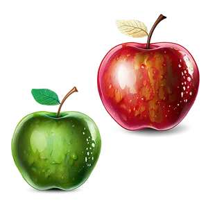 Green Apple Clipart Png Grs PNG Image