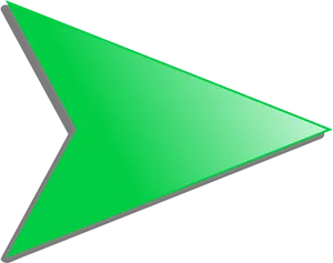 Green Arrow Icon PNG Image