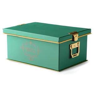 Green Box With Lid Png Quh PNG Image