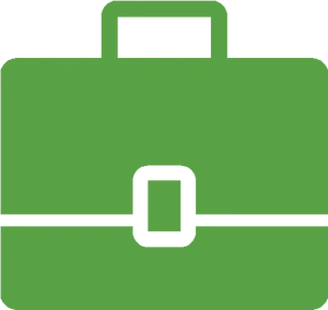 Green Briefcase Icon PNG Image