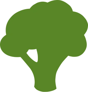 Green Broccoli Icon PNG Image