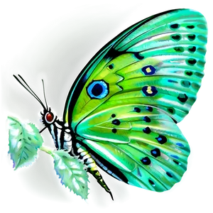 Green Butterfly Png 31 PNG Image