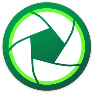 Green_ Camera_ Shutter_ Logo PNG Image