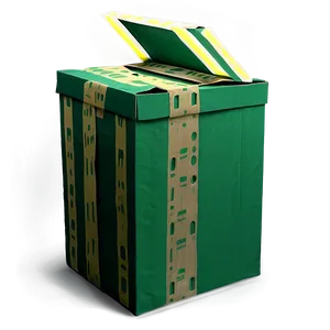 Green Cardboard Box Png Xnm82 PNG Image