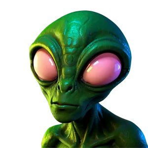 Green Cartoon Alien Png Iyl PNG Image