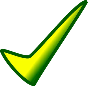 Green Check Mark Graphic PNG Image