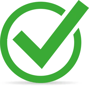 Green Check Mark Graphic PNG Image