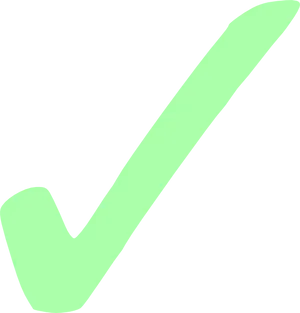 Green Check Mark Graphic PNG Image