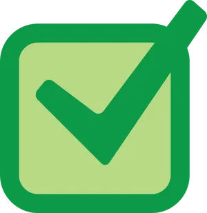 Green Check Mark Icon PNG Image