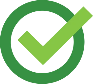 Green Check Mark Icon PNG Image