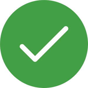 Green Check Mark Icon PNG Image