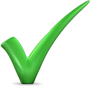 Green Check Mark PNG Image