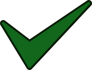 Green Checkmark Graphic PNG Image