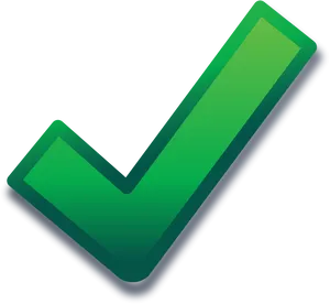 Green Checkmark Graphic PNG Image