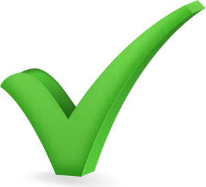 Green Checkmark Graphic PNG Image