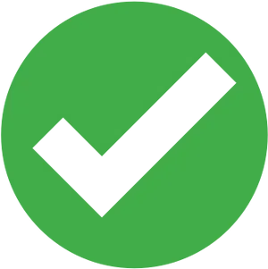 Green Checkmark Icon PNG Image