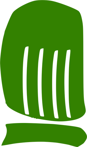 Green Chef Hat Icon PNG Image