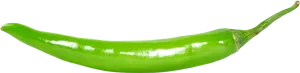 Green Chili Pepper PNG Image