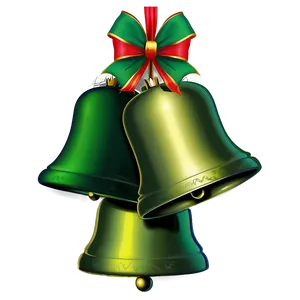 Green Christmas Bells Png Quw PNG Image