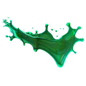 Green Color Splash Png 06252024 PNG Image