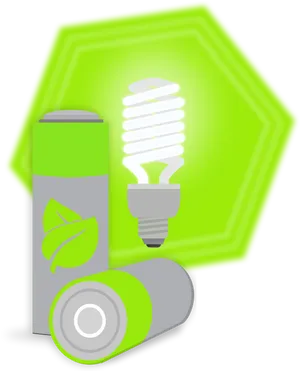 Green Energy Icons PNG Image