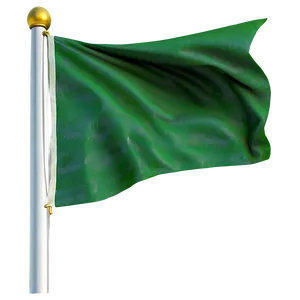 Green Flag C PNG Image