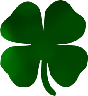 Green Four Leaf Clover.png PNG Image