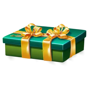 Green Gift Box Illustration Png Jhs PNG Image