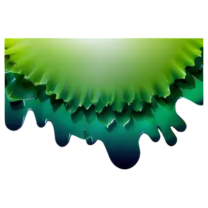 Green Gradient Digital Art Png 53 PNG Image