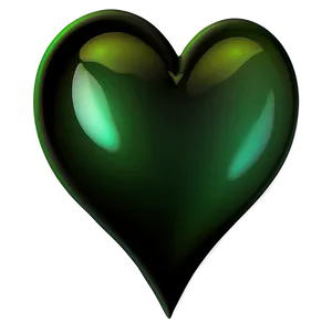 Green Gradient Heart Icon Png Lls PNG Image